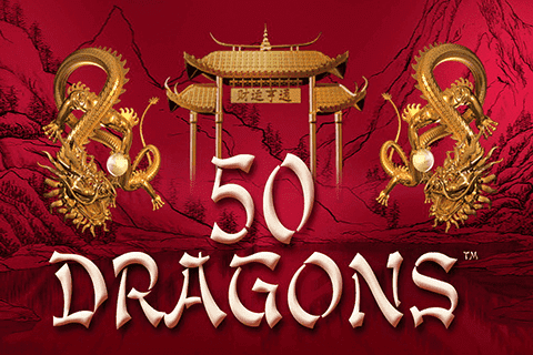 logo 50 dragons aristocrat slot game